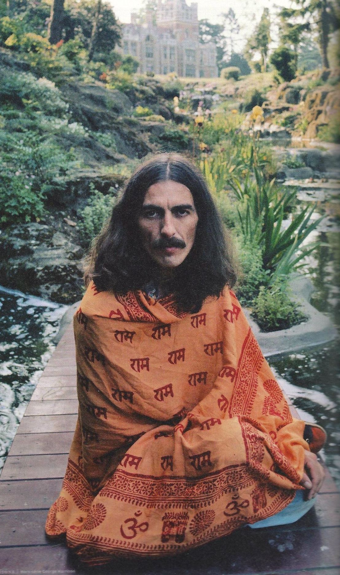 George Harrison at Friar Park 1975